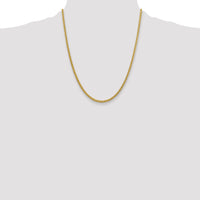 14k 2.75mm Semi-solid Wheat Chain