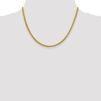 14k 3.45mm Semi-solid Wheat Chain