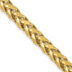 14k 3.7mm Semi-solid D/C Wheat Chain