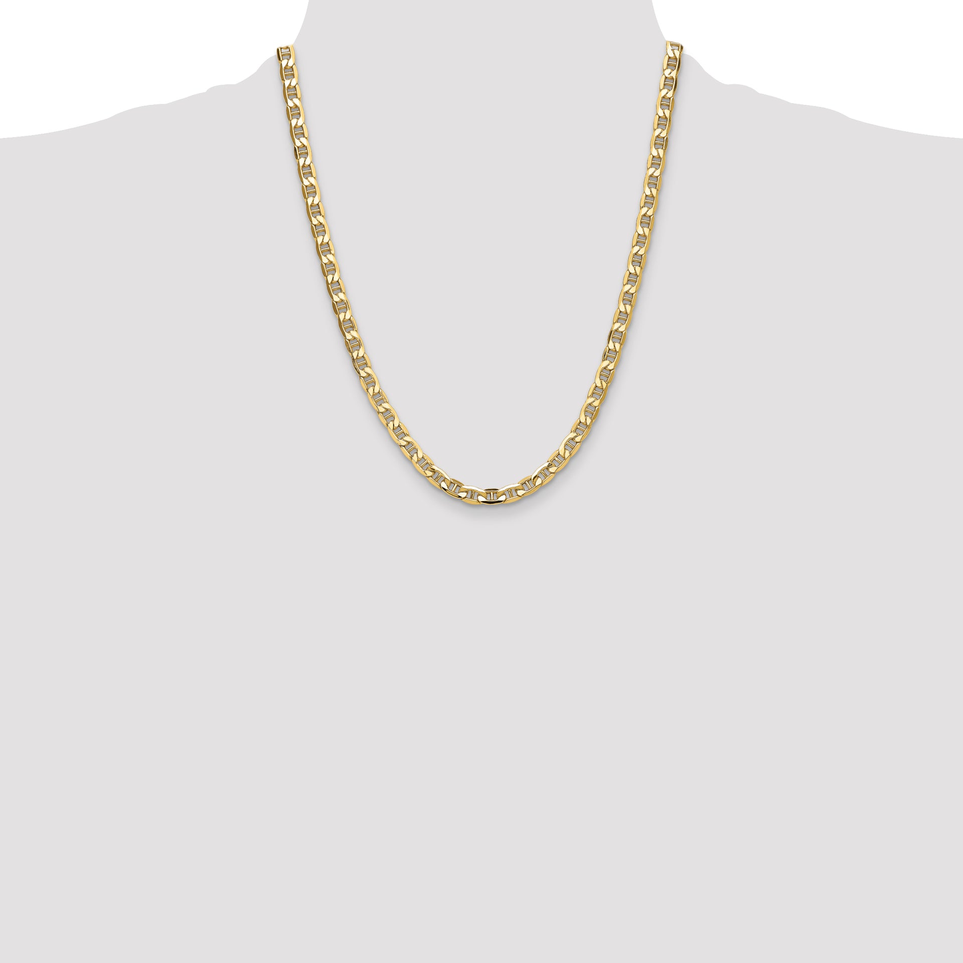 14k 6.25mm Semi-Solid Anchor Chain
