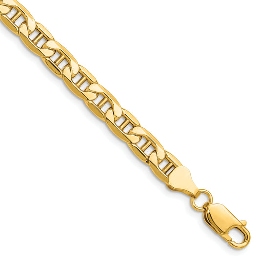 14k 6.25mm Semi-Solid Anchor Chain