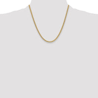 14k 3.5mm Semi-Solid Miami Cuban Chain