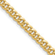 14k 4.5mm Semi-Solid Miami Cuban Chain