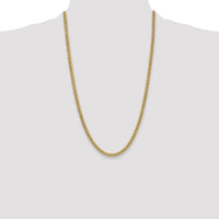 14k 4.5mm Semi-Solid Miami Cuban Chain