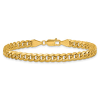 14k 5.25mm Semi-Solid Miami Cuban Chain