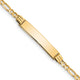 14k Childrens Figaro Link ID Bracelet