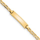 14k Childrens Anchor Link ID Bracelet