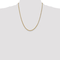 14k 2mm Byzantine Chain