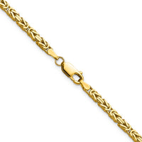 14k 2.5mm Byzantine Chain