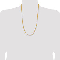 14k 2.5mm Byzantine Chain