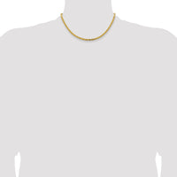 14k 3.25mm Byzantine Chain
