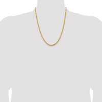 14k 3.25mm Byzantine Chain