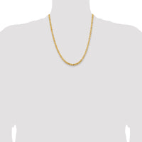 14k 4mm Byzantine Chain