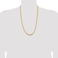 14k 4mm Byzantine Chain