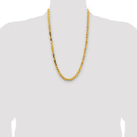14k 5.25mm Byzantine Chain