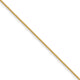 14k .9mm Box Chain  (100 inch Spool)