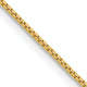 14k .9mm Box with Lobster Clasp Chain