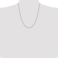 14k .9mm Box with Lobster Clasp Chain