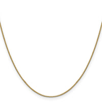 14k .9mm Box with Lobster Clasp Chain