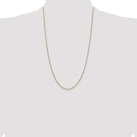 14k .9mm Box with Lobster Clasp Chain