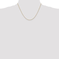 14k .9mm Box with Spring Ring Clasp Chain