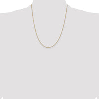 14k .9mm Box with Spring Ring Clasp Chain
