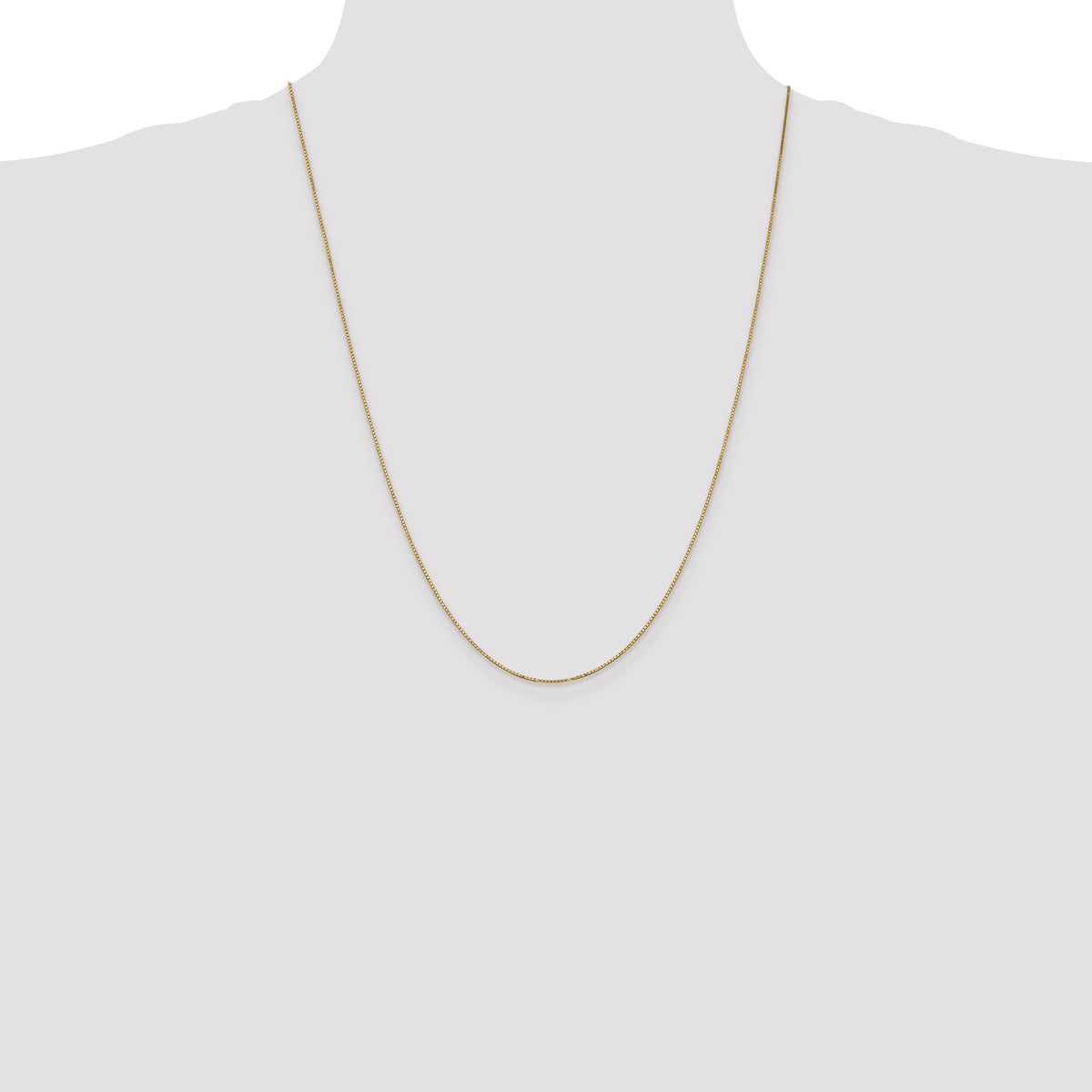 14k .9mm Box with Spring Ring Clasp Chain