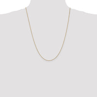 14k .9mm Box with Spring Ring Clasp Chain