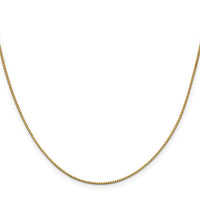 14k .95mm Box Chain
