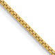 14k 1mm Box Chain