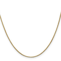 14k 1mm Box Chain