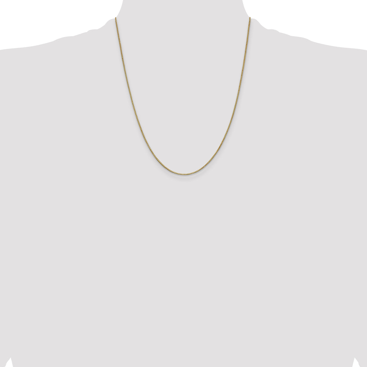 14k 1mm Box Chain