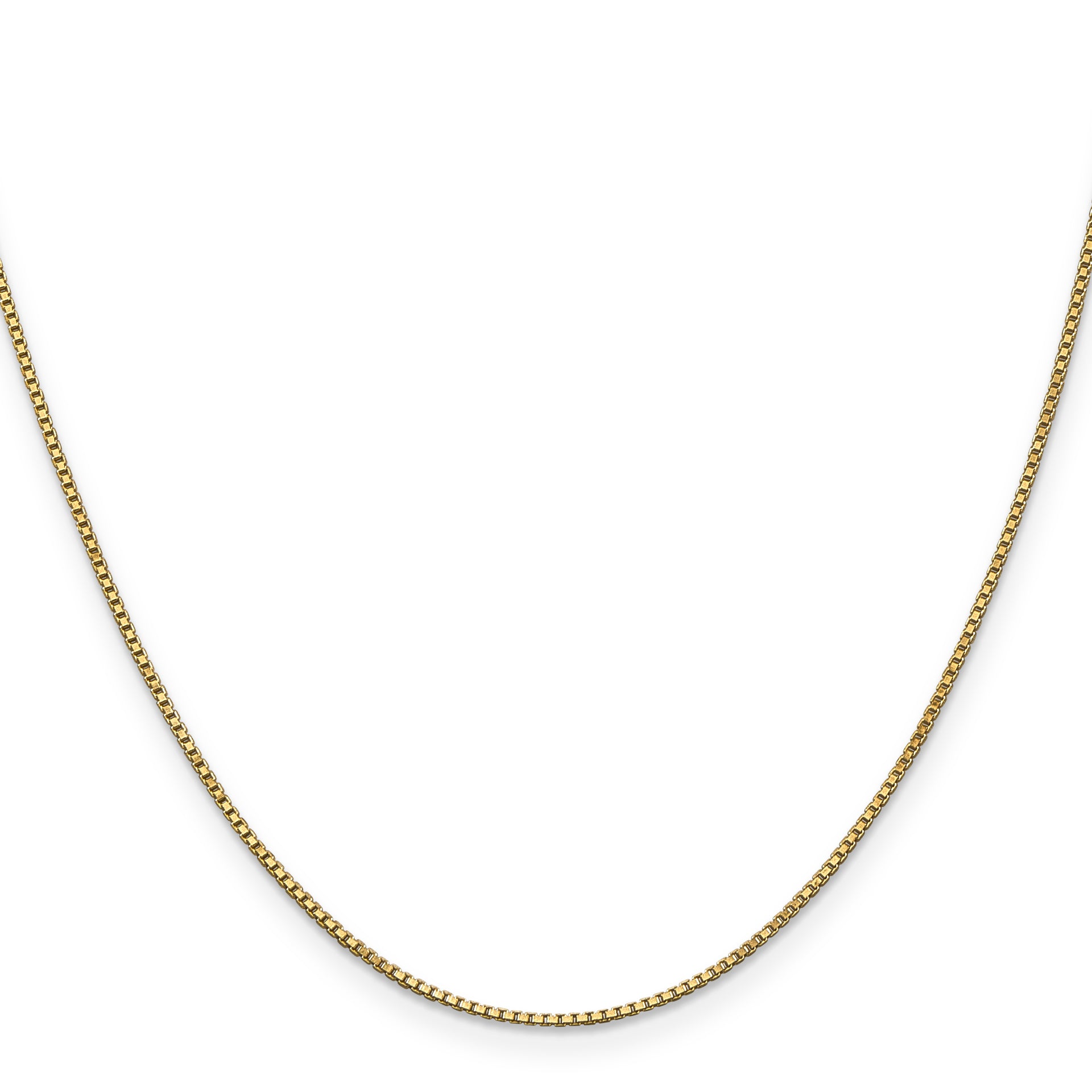 14k 1mm Box Chain