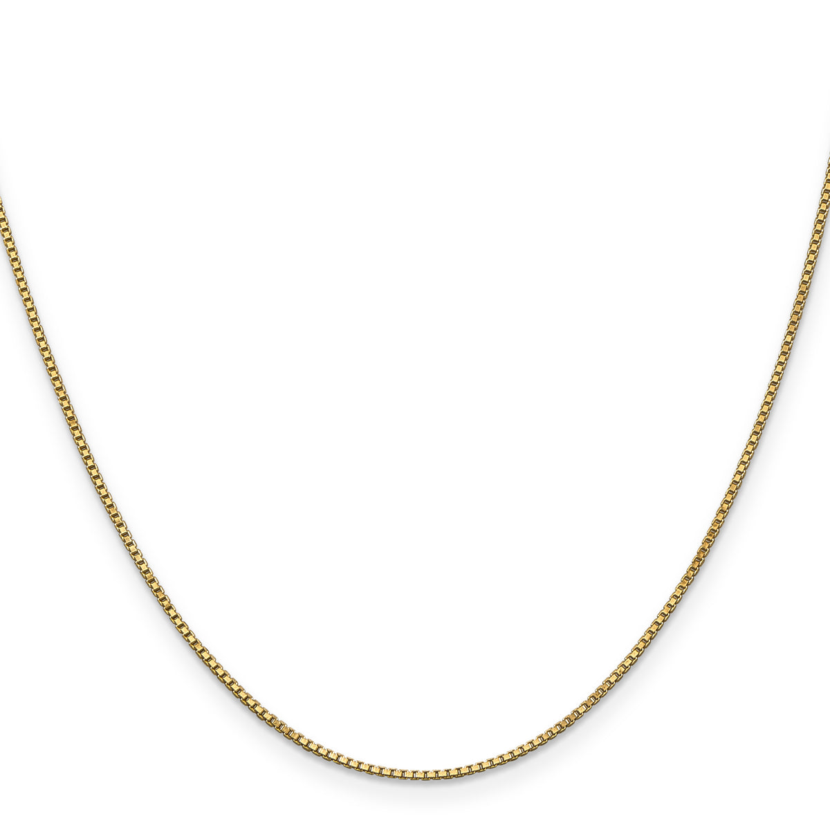 14k 1mm Box Chain