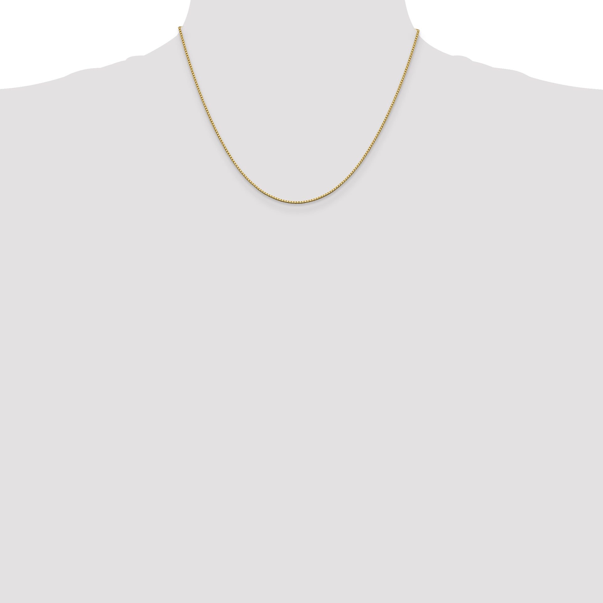 14k 1.05mm Box Chain