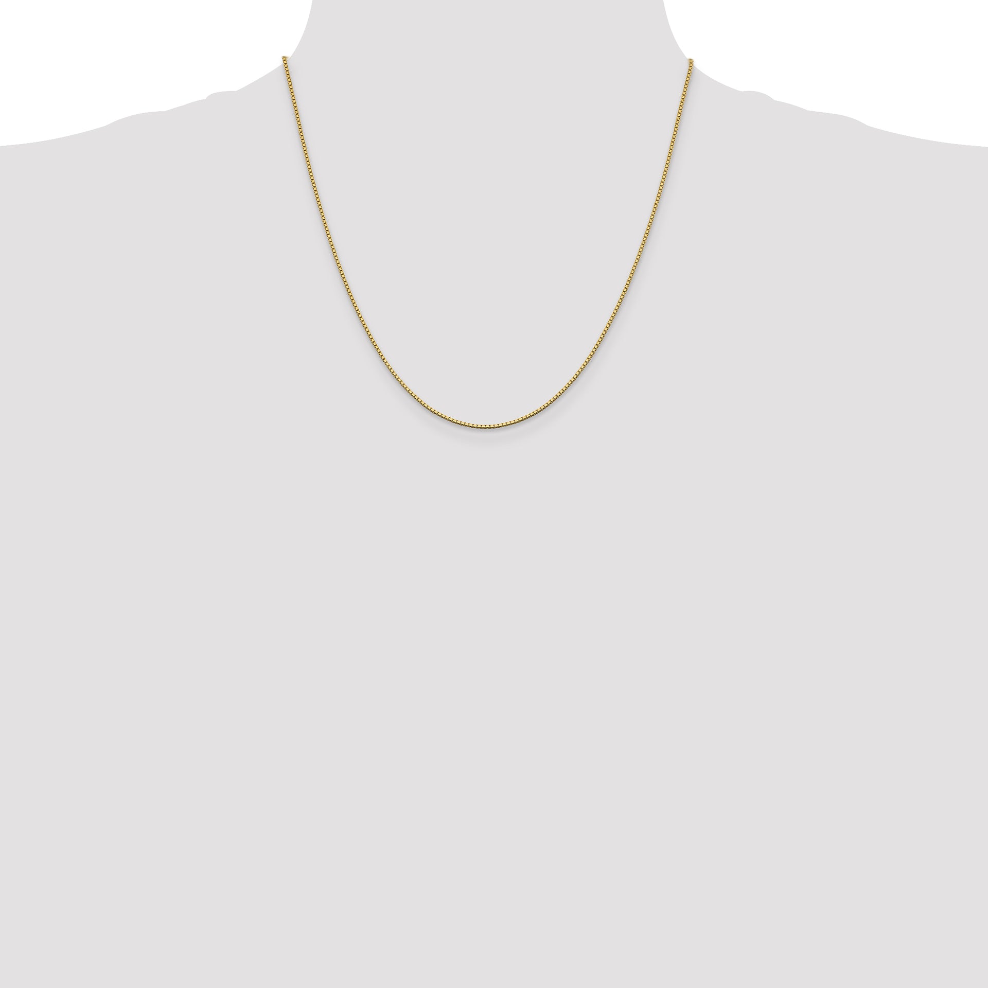 14k 1.05mm Box Chain