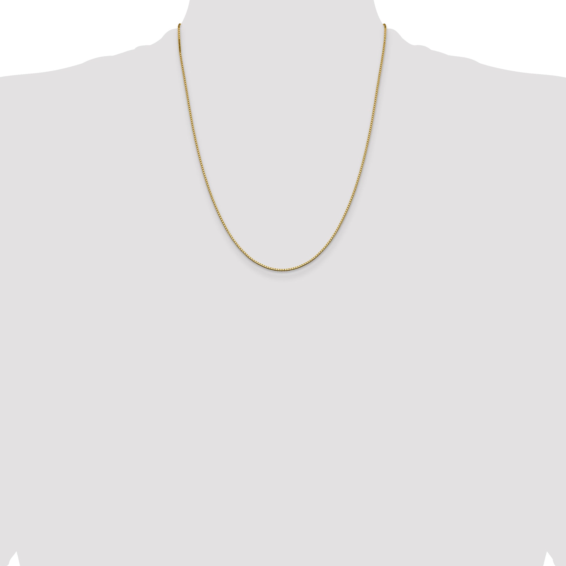 14k 1.05mm Box Chain