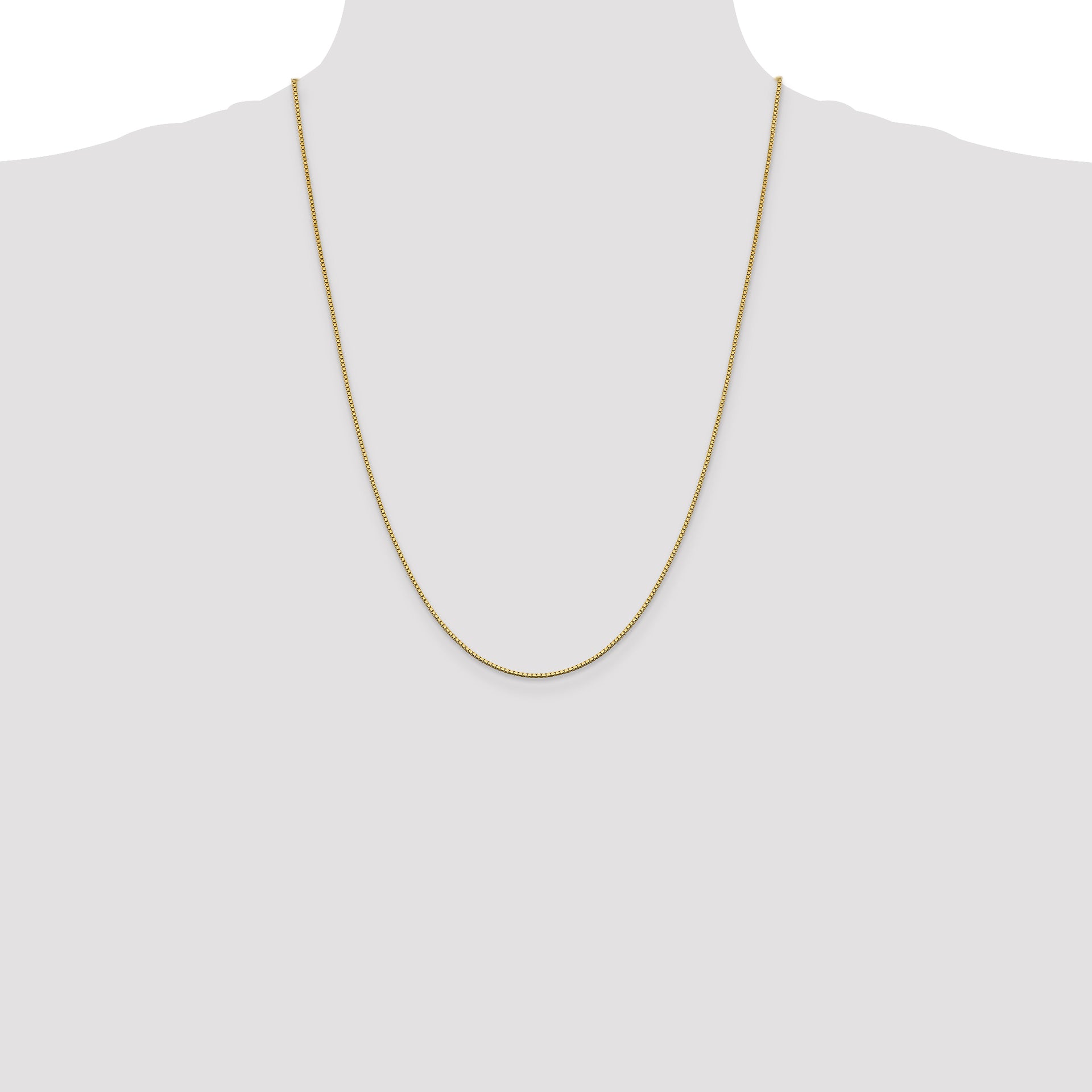 14k 1.05mm Box Chain