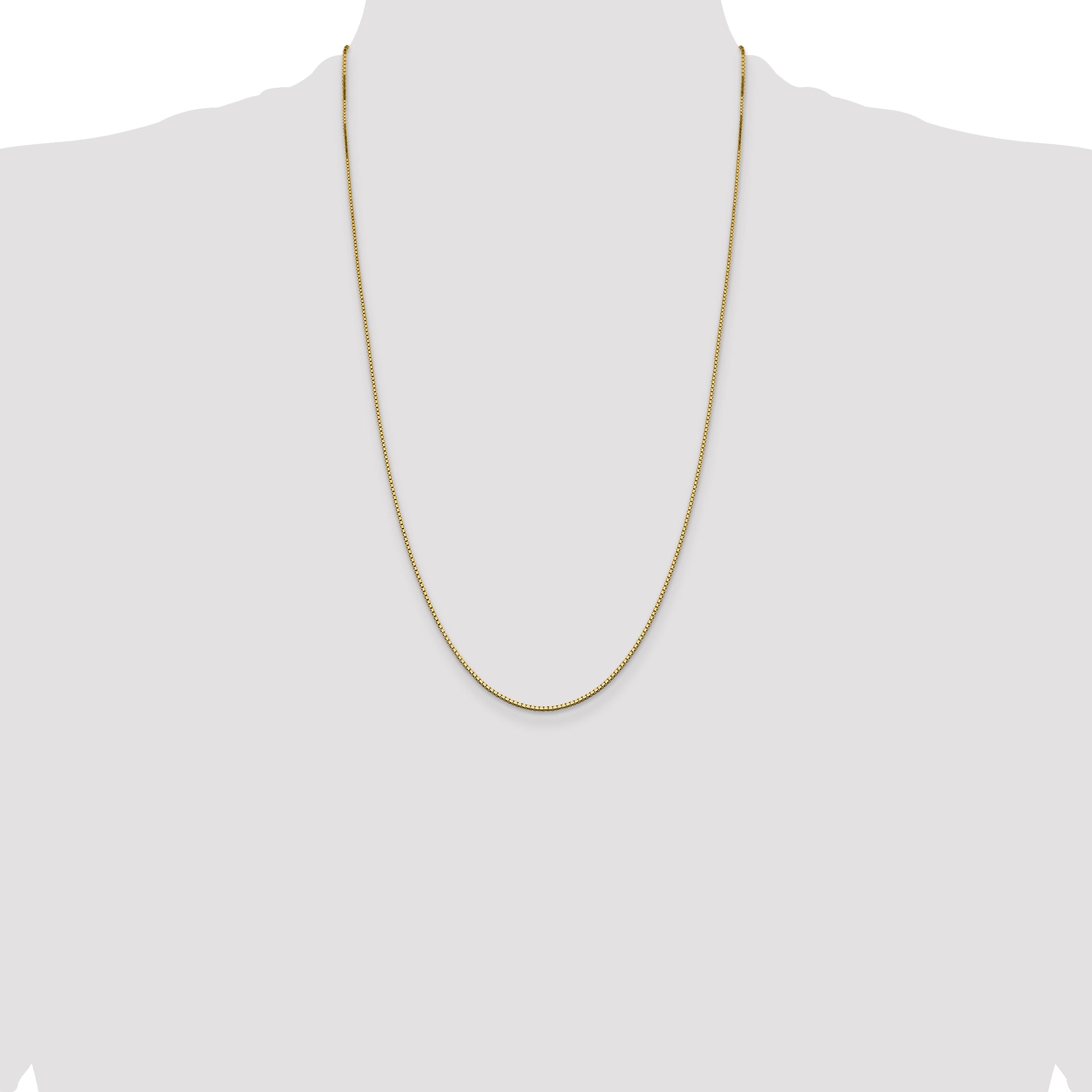 14k 1.05mm Box Chain