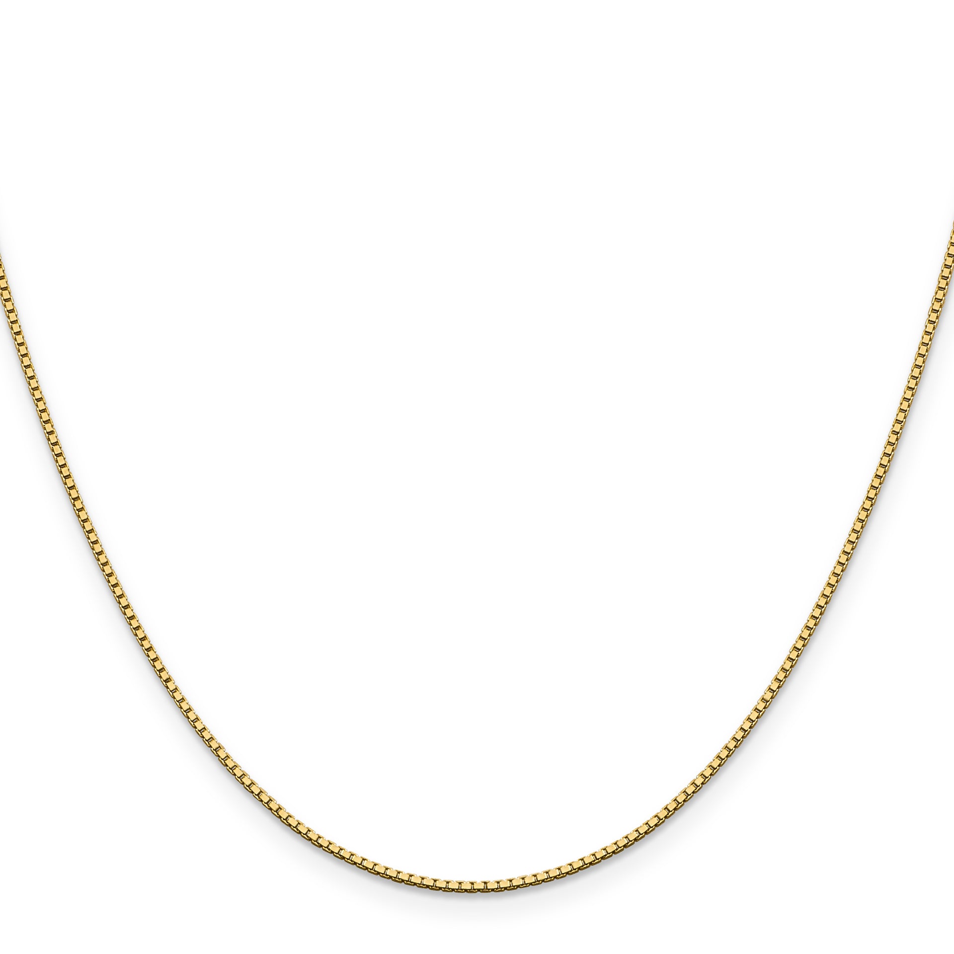 14k 1.05mm Box Chain