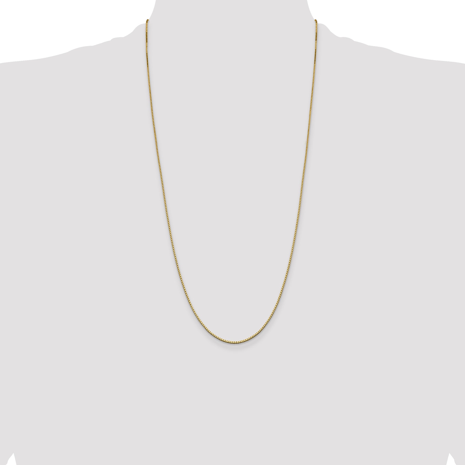 14k 1.05mm Box Chain