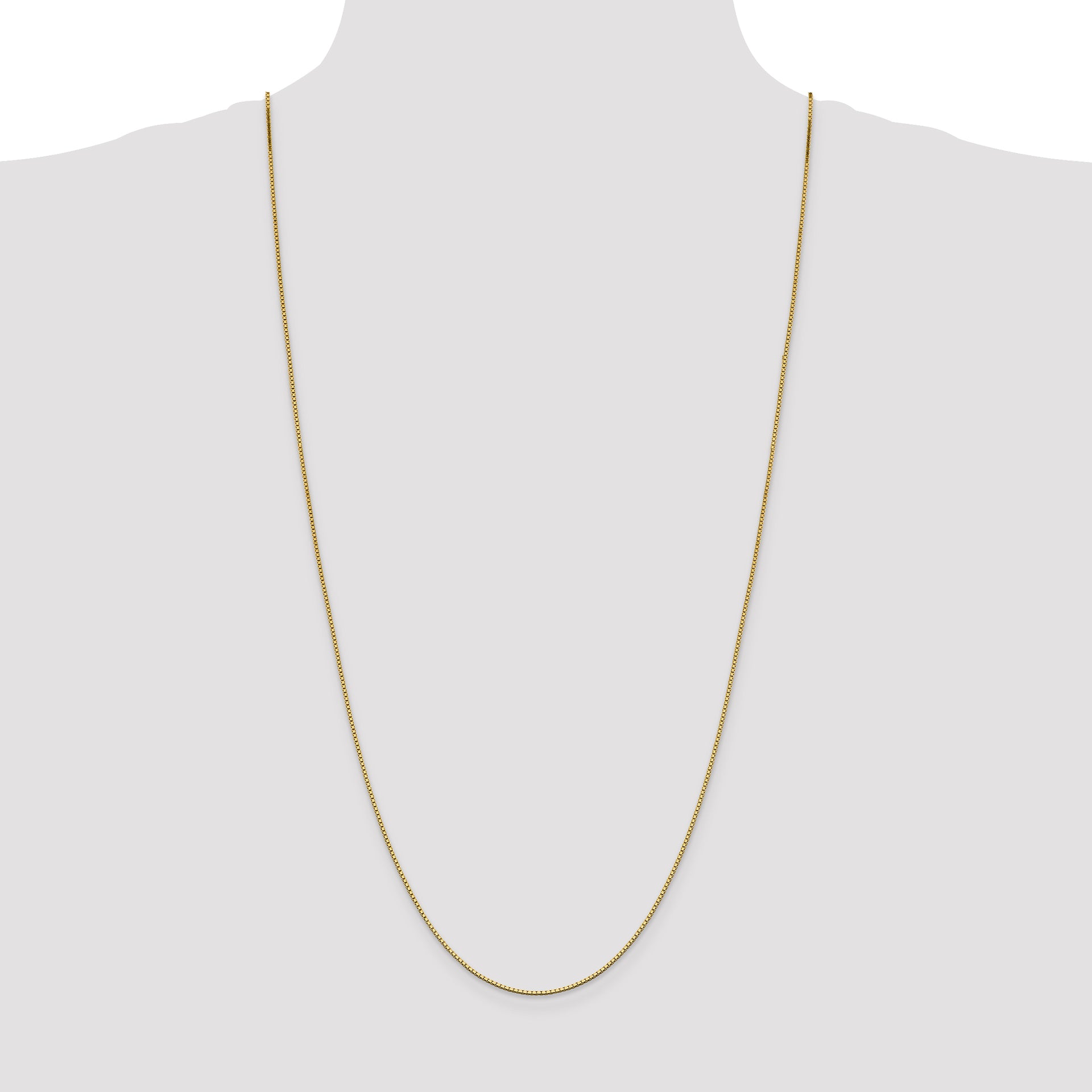 14k 1.05mm Box Chain
