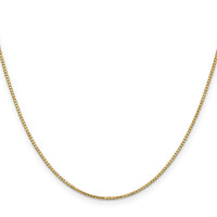 14k 1.1mm Box Chain