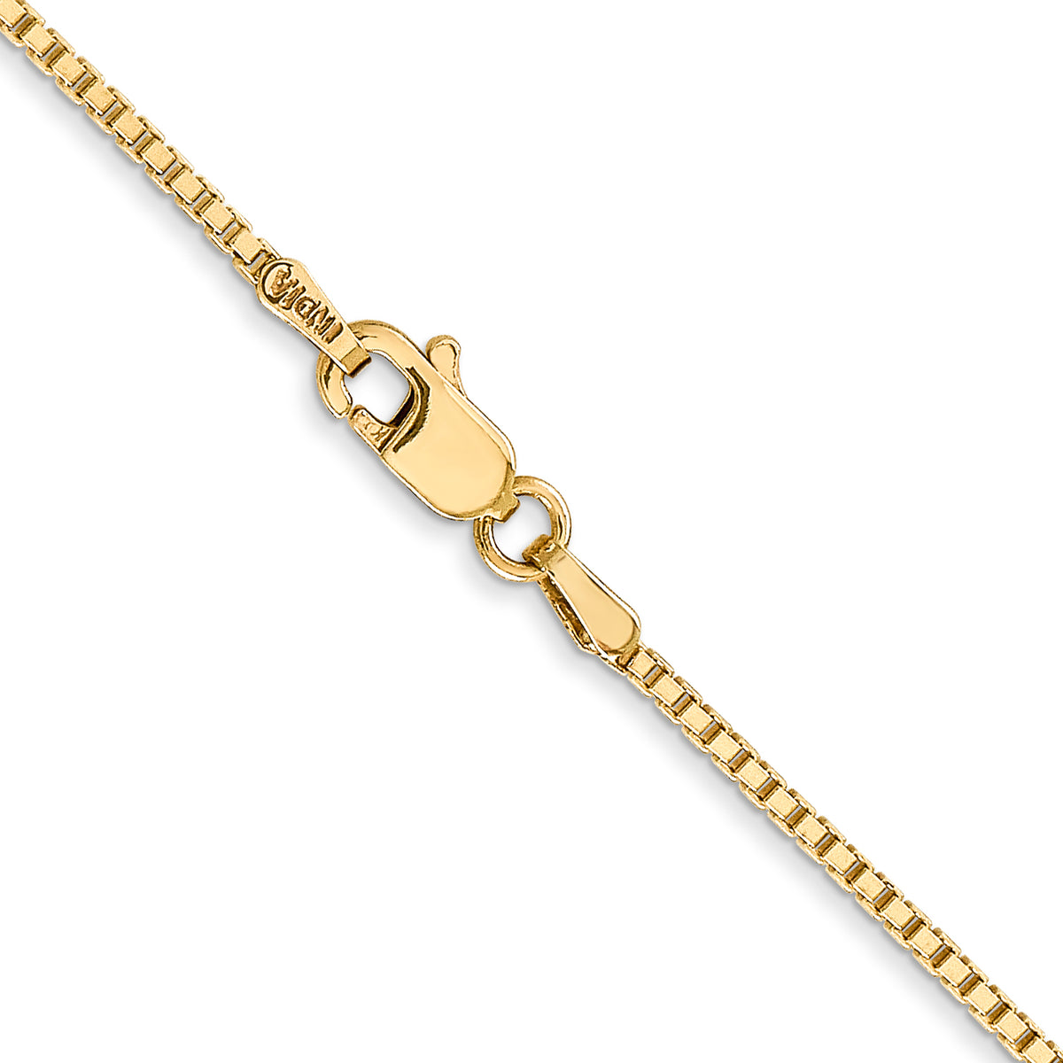 14k 1.3mm Box Chain