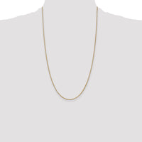 14k 1.3mm Box Chain