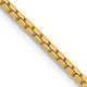 14k 1.9mm Box Chain