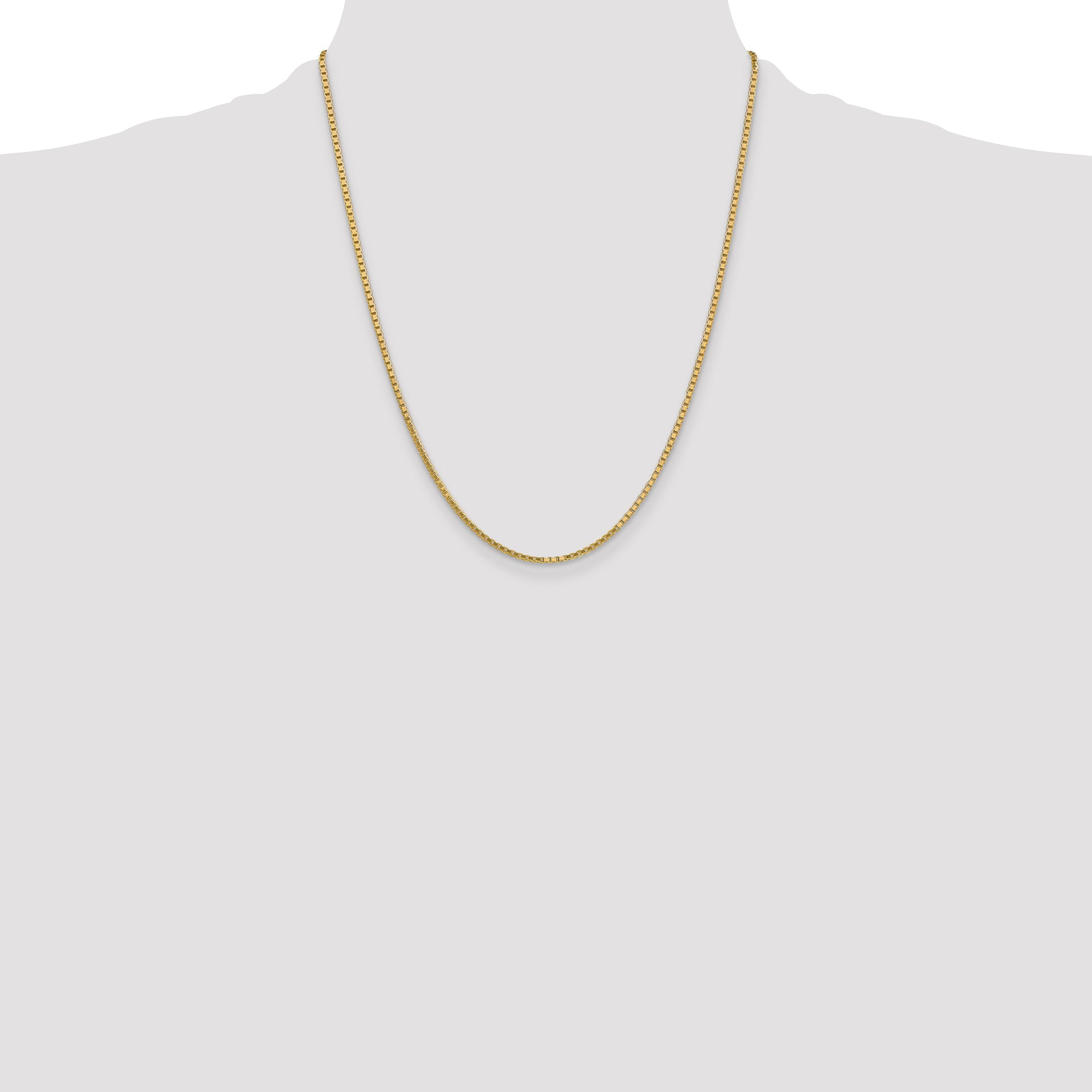 14k 1.9mm Box Chain