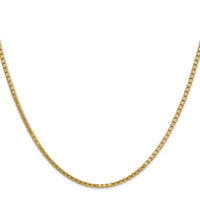 14k 1.9mm Box Chain