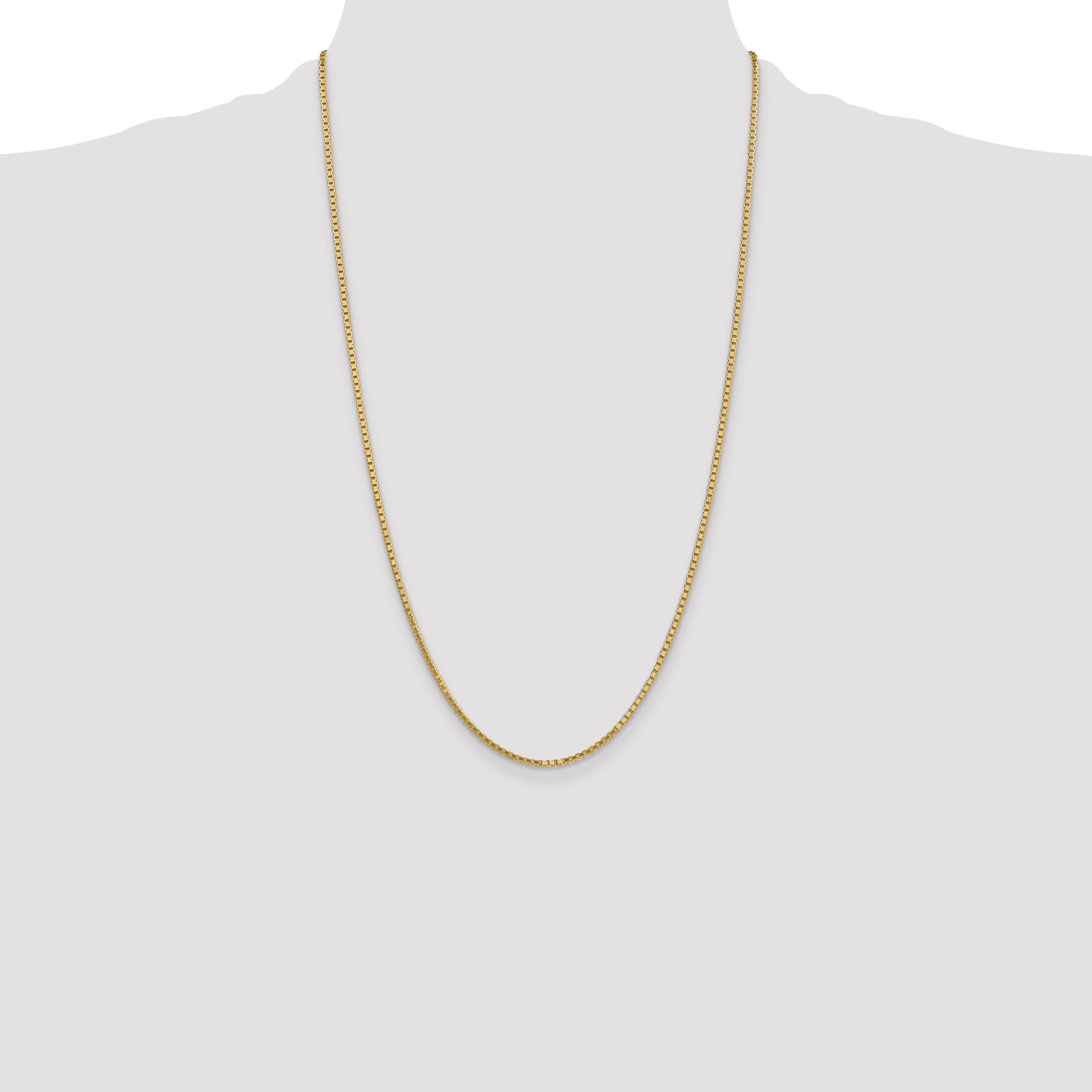 14k 1.9mm Box Chain