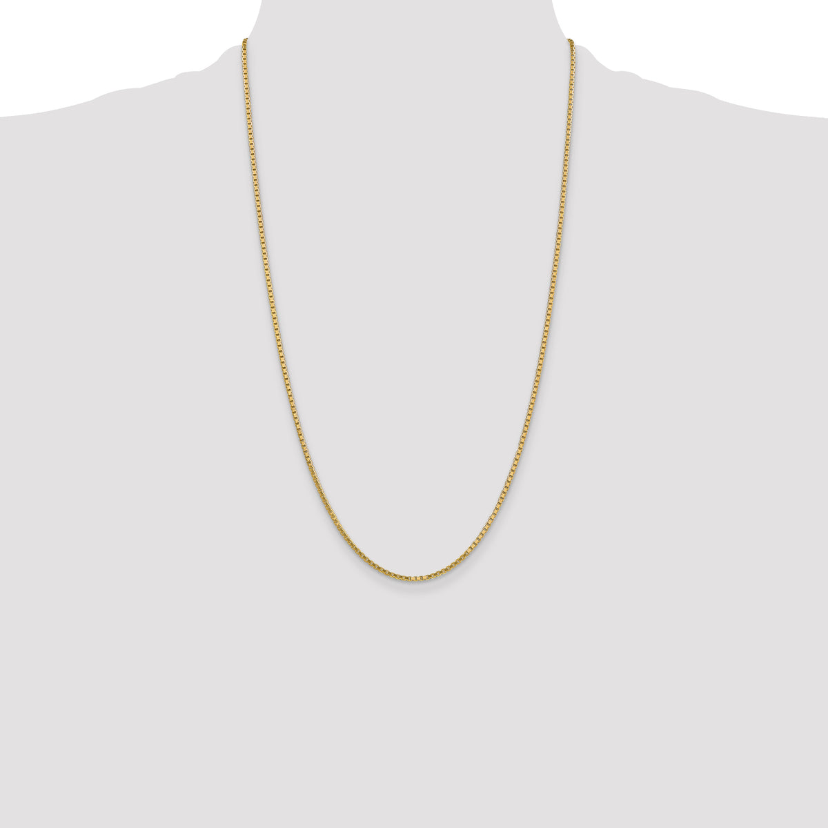 14k 1.9mm Box Chain